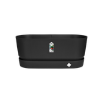 greenville terrase 60cm roues living noir